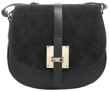 CLUTY, Cluty Umhängetasche, Cluty Umhängetasche, echt Leder, Made in Italy