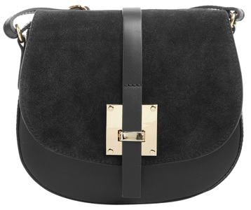 CLUTY, Cluty Umhängetasche, Cluty Umhängetasche, echt Leder, Made in Italy
