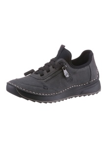 Rieker, Rieker Sneaker, mit Kontrastnaht, Rieker Sneaker, Schnürschuh, Halbschuh, Slipper mit Kontrastnaht