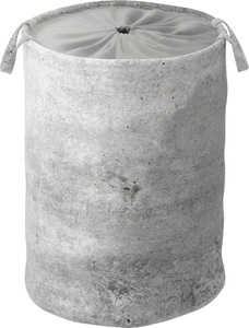 Sanilo, Sanilo Wäschekorb »Beton«, kräftige Farben, samtweiche Oberfläche, mit Deckel, Sanilo Wäschekorb »Beton«, kräftige Farben, samtweiche Oberfläche, mit Deckel