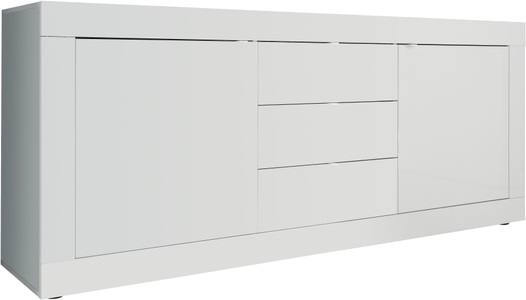 LC, LC Sideboard »Basic«, 210 cm, INOSIGN Sideboard »Basic Breite 210 cm, Kommode 2 Türen, 3 Schubkästen, Anrichte,«, Metallgriff, moderne Rahmenoptik, viel Stauraum, Farbauswahl