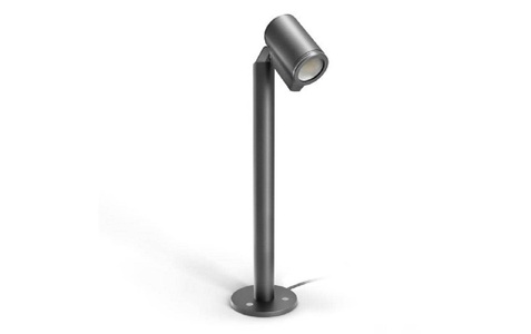 Steinel, STEINEL Spot Way Sensor NightAutomatic Sockellampe, steinel LED Gartenleuchte »LED Spot Way GU10 8 W 3000 K«, 1 flammig