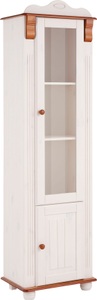 HOME AFFAIRE, Home affaire Vitrine »Adele«, 2trg., Höhe 185 cm, Home affaire Vitrine »Adele«, 2trg., mit Glaseinsatz, Höhe 185 cm, aus massiver Kiefer, FSC®