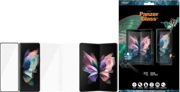 PanzerGlass, PanzerGlass - Samsung Galaxy Z Fold3 5G Antibakterielle Panzer Glas Display Schutzfolie Case Friendly 0.3mm (7277), 