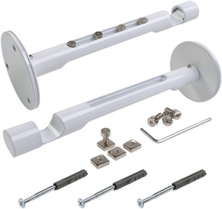 LIEDECO, Kombiträger Liedeco, passend für Gardinenschienen Gardinenstangen, Liedeco Kombiträger, (1 St.), für Flächenvorhangschiene und Gardinenstangen Ø 20 mm