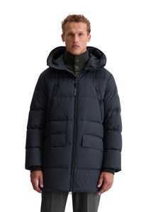 Marc OPolo Daunenjacke mit Kapuze Pufferjacke, regular fit, eingesetzte, elastische Ärmelabschlüsse