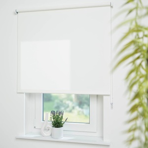 LIEDECO, Liedeco Seitenzugrollo »Uni«, Lichtschutz, mit Bohren, freihängend, Welle 36 mm stabiler Kettenzug, Liedeco Seitenzugrollo »Uni« Lichtschutz mit Bohren freihängend Welle 36 mm stabiler Kettenzug