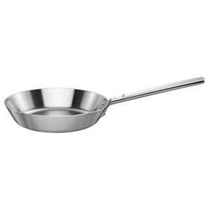 Fiskars, Bratpfanne »Norden Steel Bratpfanne, 24cm, unbeschichtet«, Fiskars Grillplatte »Norden Outdoor Grillplatte«