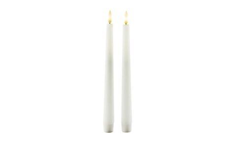 Micasa, LED Kerze CHRISTMAS, Micasa, STT - LED Stabkerzen, 2 Stück, 2 Stück, Weiss