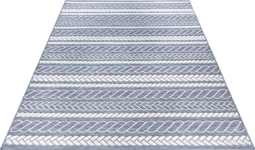 Freundin home collection, freundin Home Collection Designteppich »Somba«, rechteckig, 4 mm Höhe, Flachgewebe In und Outdoor geeignet, Makramee Optik, Balkon, Terrasse, Garten, Wohnzimmer, Robust, Pflegeleicht, freundin Home Collection Designteppich »Somba«, rechteckig, 4 mm Höhe, Flachgewebe Makramee Optik, Robust, Pflegeleicht