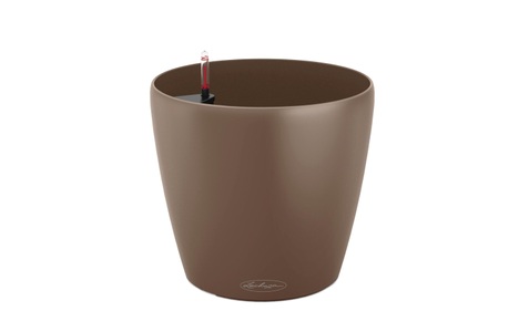 Lechuza, Lechuza - 4er-Set Blumenkästen mit Integriertem Bewässerungssystem Classico Color 28 - Dunkelbeige, Lechuza Pflanzentopf CLASSICO Color 28 Braun