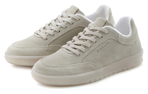 ELBSAND, Elbsand Sneaker, aus hochwertigem Leder, Elbsand Sneaker, Schnürhalbschuh, Freizeitschuh aus Leder mit Frottee Innenfutter