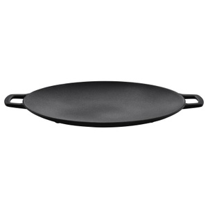 Fiskars, Bratpfanne »Norden Steel Bratpfanne, 24cm, unbeschichtet«, Fiskars Grillplatte »Norden Outdoor Grillplatte«