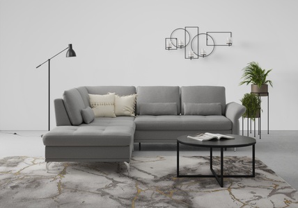 INOSIGN, INOSIGN Ecksofa »Palm Beach«, Federkern, mit Sitztiefenverstellung, wahlweise mit Bettfunktion, Bettkasten und Armteilverstellung, INOSIGN Ecksofa »Palm Beach L-Form«, Federkern, mit Sitztiefenverstellung, wahlweise mit Bettfunktion