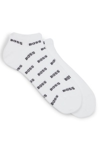 BOSS Freizeitsocken »2P AS Allover CC«, (Packung, 2er), mit Logostickereien