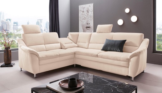 PLACES OF STYLE, Places of Style Ecksofa »Cardoso«, Federkern, wahlweise mit Bett, Schubkasten, teilweise Relaxfunktion, Places of Style Ecksofa »Cardoso L-Form«, Federkern, wahlweise mit Bett, Schubkasten, teilweise Relaxfunktion