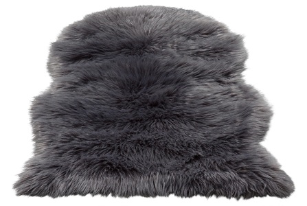Bruno Banani, Fellteppich, »Jona«, Bruno Banani, fellförmig, Höhe 65 mm, maschinell gewebt, Bruno Banani Fellteppich »Jona«, fellförmig, 65 mm Höhe, Kunstfell, Uni-Farben, sehr weicher Flor