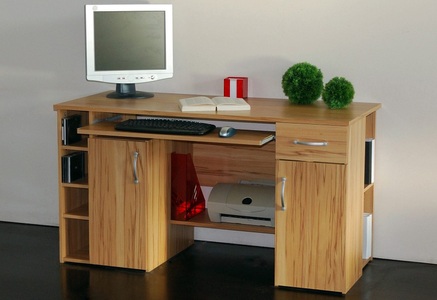 undefined, Schreibtisch »Tim«, mit 5 Fächern und Tastaturauszug, Made in Germany, VOGL Möbelfabrik Schreibtisch »Tim«, mit 5 Fächern & Tastaturauszug, Breite 138 cm, Made in Germany