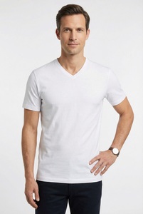 MARVELIS V-Shirt 2 Stk. V-Ausschnitt, Doppelpack, regular fit, Basic, Unterziehshirt