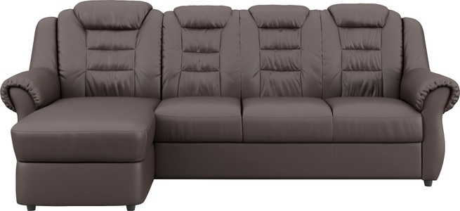 HOME AFFAIRE, Home affaire Ecksofa »Boston L-Form«, Gemütliches Ecksofa mit hoher Rückenlehne in klassischem Design, Home affaire Ecksofa »Boston L-Form« mit hoher Rückenlehne, wahlweise mit Bettfunktion
