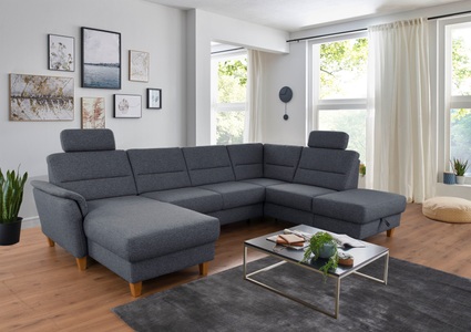 Home affaire Wohnlandschaft »Palmera«, Federkern, wahlweise mit Bettfunktion und mit/ohne Stauraum