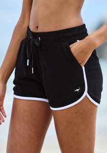 KangaROOS, KangaROOS Relaxshorts mit sportlichem Seitenstreifen und weichem Frottee Material