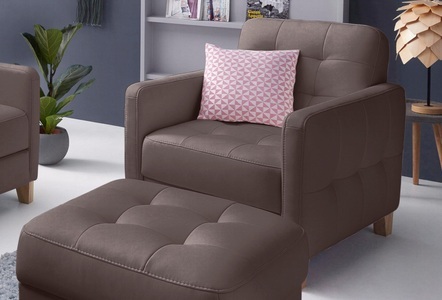 exxpo - sofa fashion, exxpo - sofa fashion Sessel, exxpo - sofa fashion Sessel »Elio, Loungesessel, aufwendige Detailverarbeitung, bequem und modern« hoher Sitzkomfort für entspannende Momente