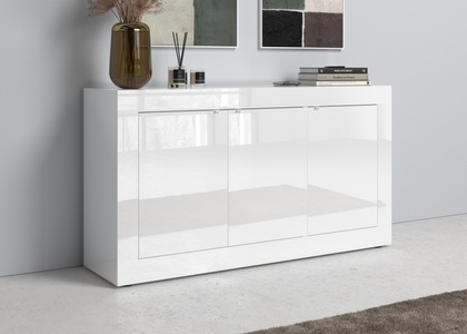LC, LC Sideboard »Basic«, Breite 160 cm, INOSIGN Sideboard »Basic Breite 160 cm, Kommode 3 Türen, Anrichte,«, Metallgriff, moderne Rahmenoptik, viel Stauraum, Farbauswahl