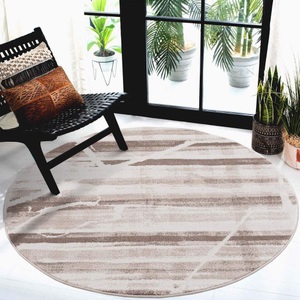 Carpet City, Carpet City Teppich »Moda«, rund, 11 mm Höhe, Kurzflor, Modern, Streifen-Muster, Wohnzimmer, Carpet City Teppich »Moda«, rund, 11 mm Höhe, Kurzflor, Streifen-Muster, Weicher Flor