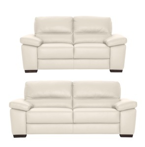 CALIA ITALIA, CALIA ITALIA Polstergarnitur »Gaia«, (Set, 2 tlg.), Ledersofa Garnitur bestehend aus 2-Sitzer und 3-Sitzer, CALIA ITALIA Polstergarnitur »Gaia, hochwertige Garnitur aus 2-Sitzer und 3-Sitzer, edles Design«, (Set, 2 tlg.), Ledergarnitur, in zwei hochwertigen Lederqualitäten