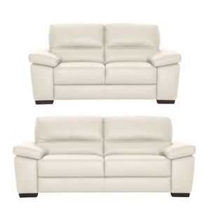 CALIA ITALIA, CALIA ITALIA Polstergarnitur »Gaia«, (Set, 2 tlg.), Ledersofa Garnitur bestehend aus 2-Sitzer und 3-Sitzer, CALIA ITALIA Polstergarnitur »Gaia, hochwertige Garnitur aus 2-Sitzer und 3-Sitzer, edles Design« Set, 2 Stk. tlg. Ledergarnitur, in zwei hochwertigen Lederqualitäten