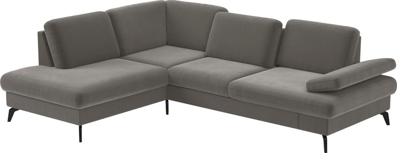 SIT&MORE, sit&more Ecksofa »Morris L-Form inkl. Sitztiefenverstellung«, wahlweise mit Bettfunktion, Bettkasten und Armteilverstellung, sit&more Ecksofa »Morris L-Form, inkl. Sitztiefenverstellung« wahlweise mit Armteilverstellung, Bettfunktion & Bettkasten