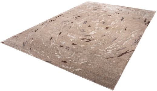 MorgenLand, morgenland Designteppich »Designer Abstrakt Beige 300 x 200 cm«, rechteckig, 0,8 mm Höhe, Unikat mit Zertifikat, morgenland Designteppich »Designer Abstrakt Beige 300 x 200 cm«, rechteckig, 8 mm Höhe, Unikat mit Zertifikat