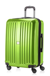 Hauptstadtkoffer, Hauptstadtkoffer Hartschalen-Trolley ´´Trolley X-Berg Glanz´´, 4 Rollen, X-Berg - Koffer Hartschale L mit TSA in Apfelgrün
