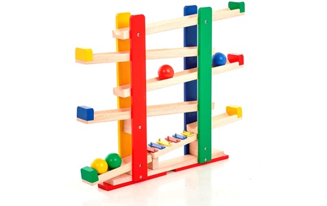 Spielba, Spielba - Kugelbahn mit Xylophon - 2 Jahre, Spielba Kugelbahn »Kugelbahn Xylophon 45mm Kugeln«