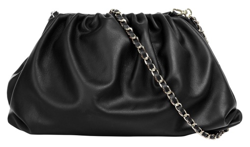 CLUTY, Cluty Umhängetasche, elastisch, Cluty Umhängetasche, echt Leder, Made in Italy