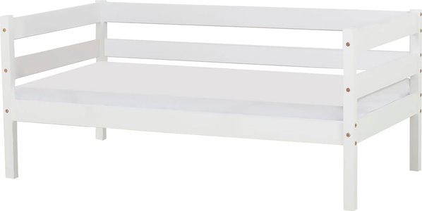 Hoppekids, Hoppekids Einzelbett »IDA-MARIE«, (Set), inklusive Matratze, wahlweise mit Absturzsicherung, Hoppekids Einzelbett »ECO Comfort Kinderbett, Kiefer Massivholz, Jugendbett inkl. Rollrost«, 70x160 cm, wahlweise in verschieden Farben/ Matratze/ Absturzsicherung