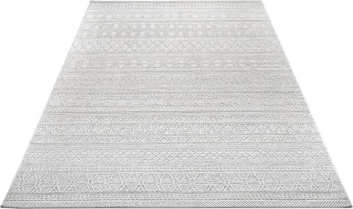 Freundin home collection, freundin Home Collection Designteppich »Khawa«, rechteckig, 4 mm Höhe, Flachgewebe In und Outdoor geeignet, Makramee Optik, Balkon, Terrasse, Garten, Wohnzimmer, Robust, Pflegeleicht, freundin Home Collection Designteppich »Khawa«, rechteckig, 4 mm Höhe, Flachgewebe Makramee Optik, Robust, Pflegeleicht