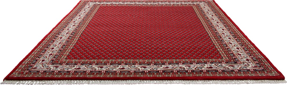 THEKO Orientteppich »Chandi Mir«, rechteckig, 12 mm Höhe, reine Wolle, handgeknüpft, mit Fransen, Wohnzimmer