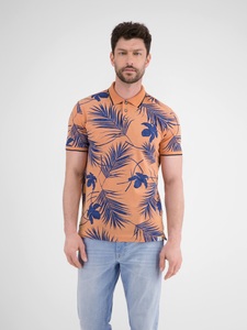 Lerros, LERROS Poloshirt "Modisches Poloshirt, sommerlich gemustert"