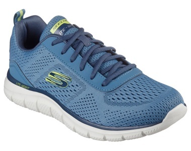 Skechers, Skechers Schnürschuh "TRACK-LESHUR" Freizeitschuh, Trainingsschuh im Materialmix