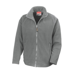 Result, Result Fleecejacke »Herren Mikrofleece-Jacke, wasserabweisend, atmungsaktiv«, Result - MikrofleeceJacke, wasserabweisend, atmungsaktiv, für Herren, Grau, Größe S