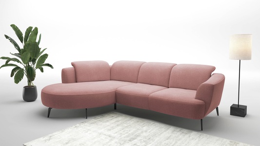 sit&more Ecksofa »Zoe«, ink.Sitztiefenverstellung, wahlweise mit Kopfteilverstellung