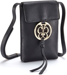 Lascana, LASCANA Umhängetasche, Handytasche mit schöner Zierschnalle, LASCANA Umhängetasche »Handytasche«, mit Zierschnalle, Minibag, Crossbody VEGAN