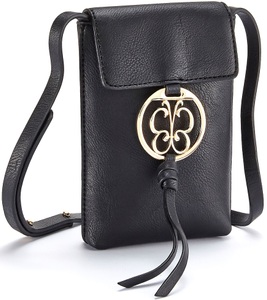 Lascana, LASCANA Umhängetasche, Handytasche mit schöner Zierschnalle, LASCANA Umhängetasche »Handytasche«, mit Zierschnalle, Minibag, Crossbody VEGAN