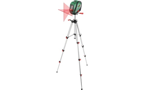 Bosch Home and Garden, Bosch Home and Garden UniversalLevel 2 Set Kreuzlinienlaser selbstnivellierend, inkl. Stativ Reichweite (max.): 10 m, BOSCH Kreuzlinienlaser »UniversalLevel 2 Set«