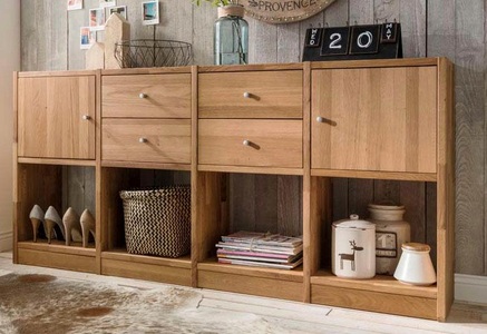 Premium collection by Home affaire Sideboard »Ecko«, aus massivem Wildeichenholz, Breite 181 cm
