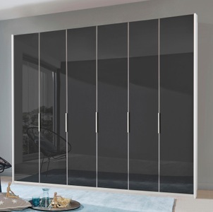 fresh to go, Fresh To Go Kleiderschrank »Level«, mit Glastüren, Wimex Kleiderschrank »Level by fresh to go«, Türen vollflächig mit farbigem Glas