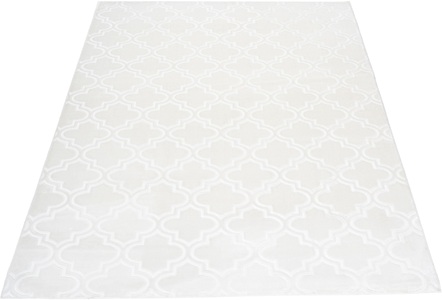 LEONIQUE, Teppich, »Triana«, Leonique, rechteckig, Höhe 7 mm, Naturprodukt, my home Teppich »Triana«, rechteckig, 7 mm Höhe, 3D-Design, geometrisches & modernes Design, Kurzflor, kuschelig