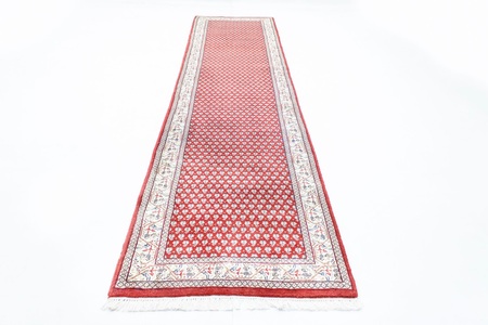 MorgenLand, morgenland Wollteppich »Mir Teppich handgeknüpft rot«, rechteckig, 10 mm Höhe, morgenland Wollteppich »Mir Teppich handgeknüpft rot«, rechteckig, 10 mm Höhe
